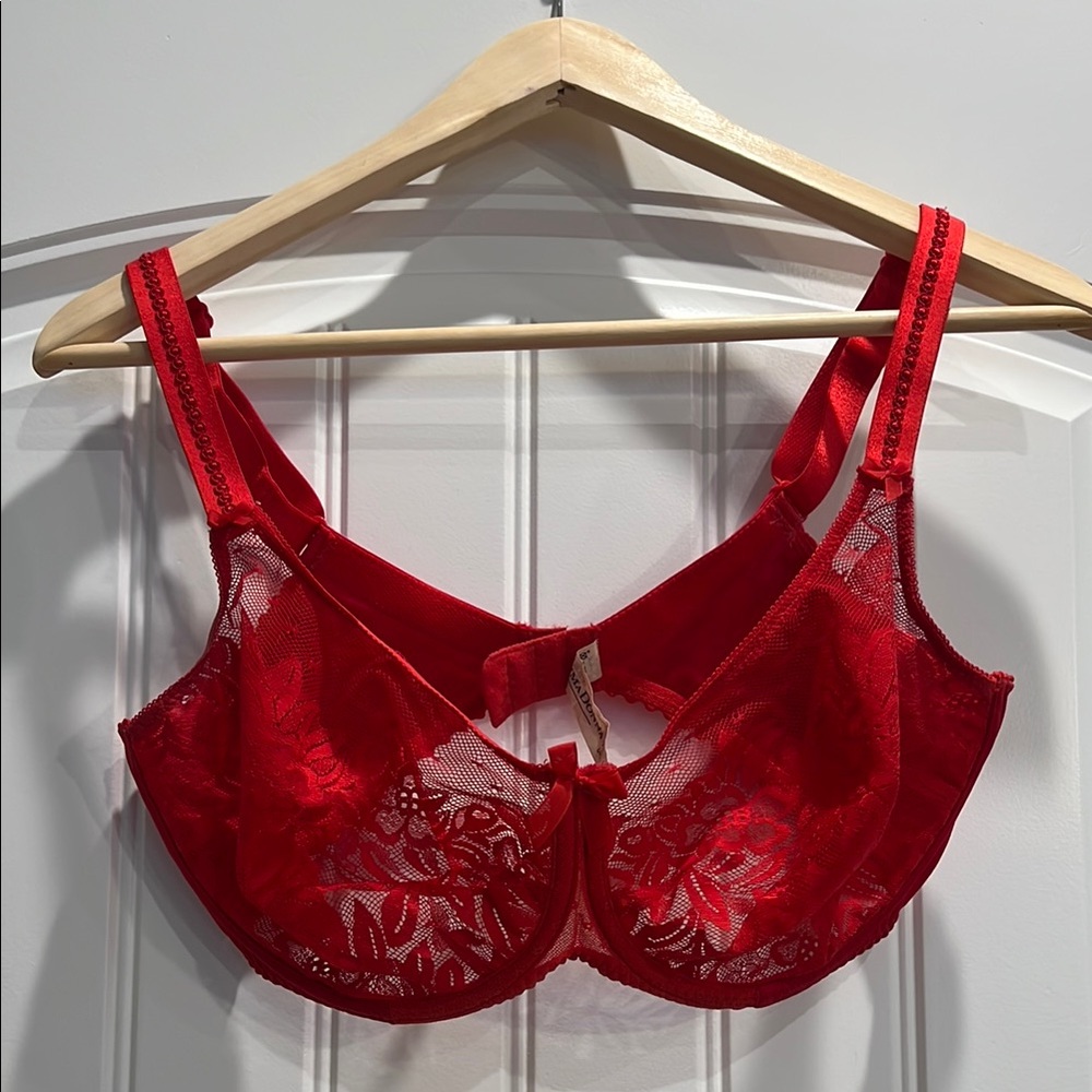 Prima Donna Red Lace Underwire Bra